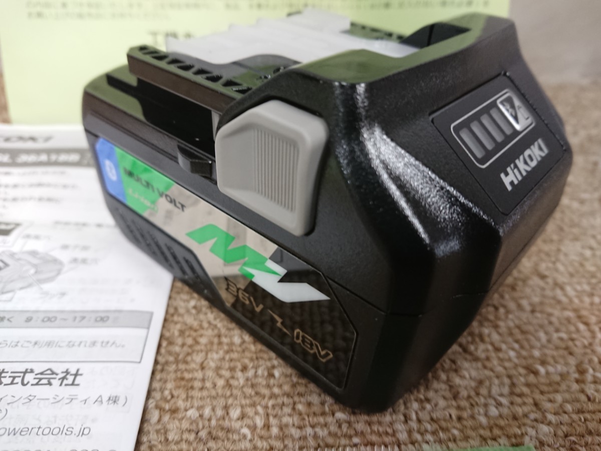 6288/2 送料520円 ☆新品未使用ハイコーキ hikoki 純正品 BSL36A18B 36v 18v リチウムイオンバッテリー Li-ion マルチボルト 蓄電池