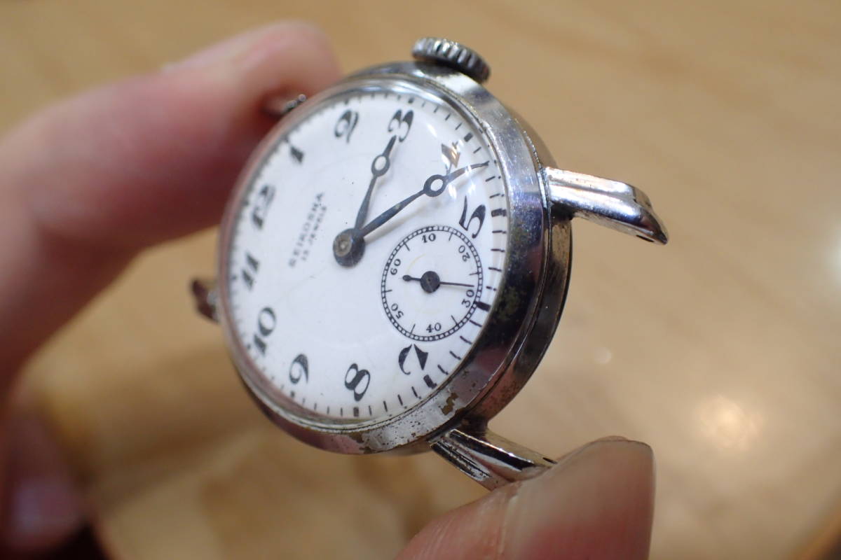 貴重 精工舎 セイコー/SEIKO ◇1930年代頃 モリス9型 戦前 15石 