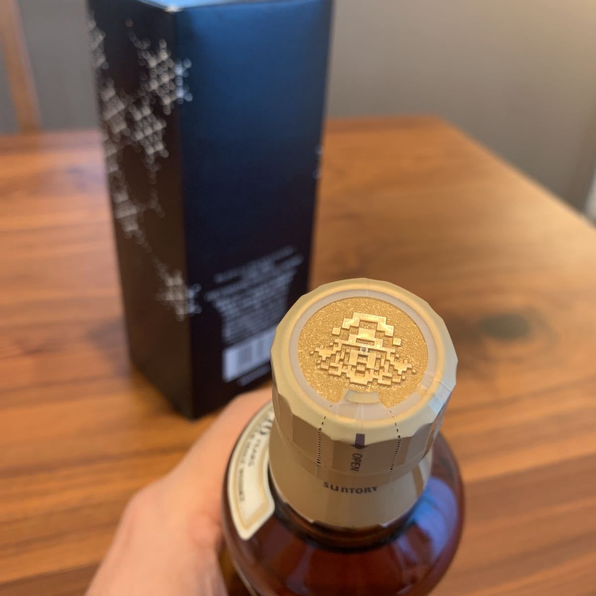 サントリー サントリーシングルモルトウイスキー山崎10年 350ml 箱付き