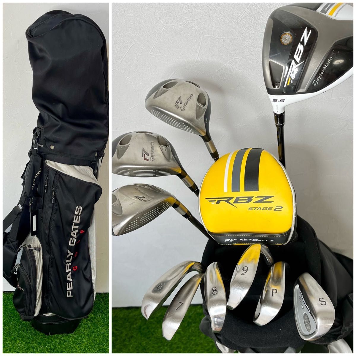 テーラーメイド RBZ STAGE2 メンズゴルフ 11本 キャディバッグ付き R
