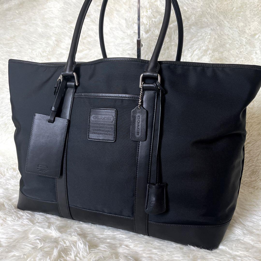 希少】COACH コーチ トートバッグ ビジネス A4可 肩掛け 大容量 5454 