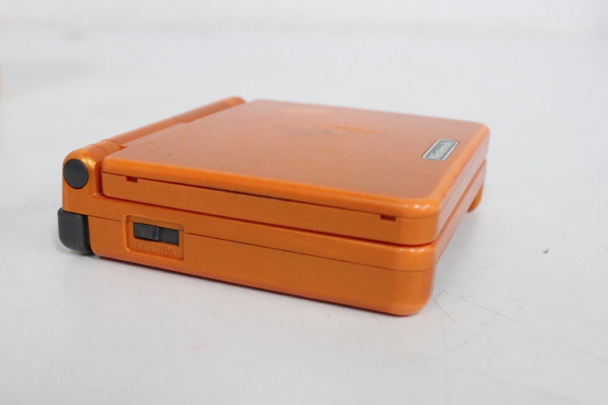 ○任天堂 ゲームボーイアドバンスSP ポケモン アチャモ オレンジ AGS 