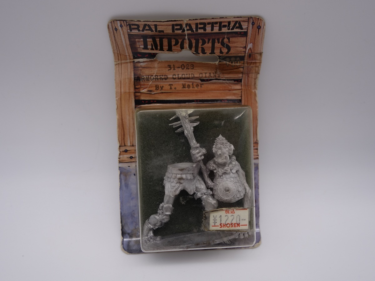 C2-21 メタルフィギュア RAL PARTHA IMPORTS 31-028 ARMORED CLOUD GIANT ラルパーサ ミニチュア