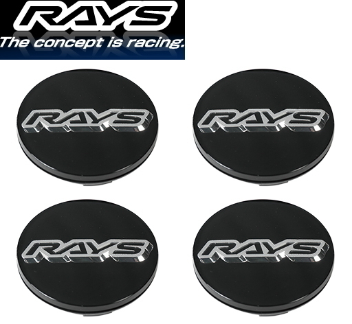 レイズ センターキャップ RAYS No.001 VR Center Cap Model-03 BK Chrome 4枚 GT090 G025 G025DB C G025BR C G16 G16BC C