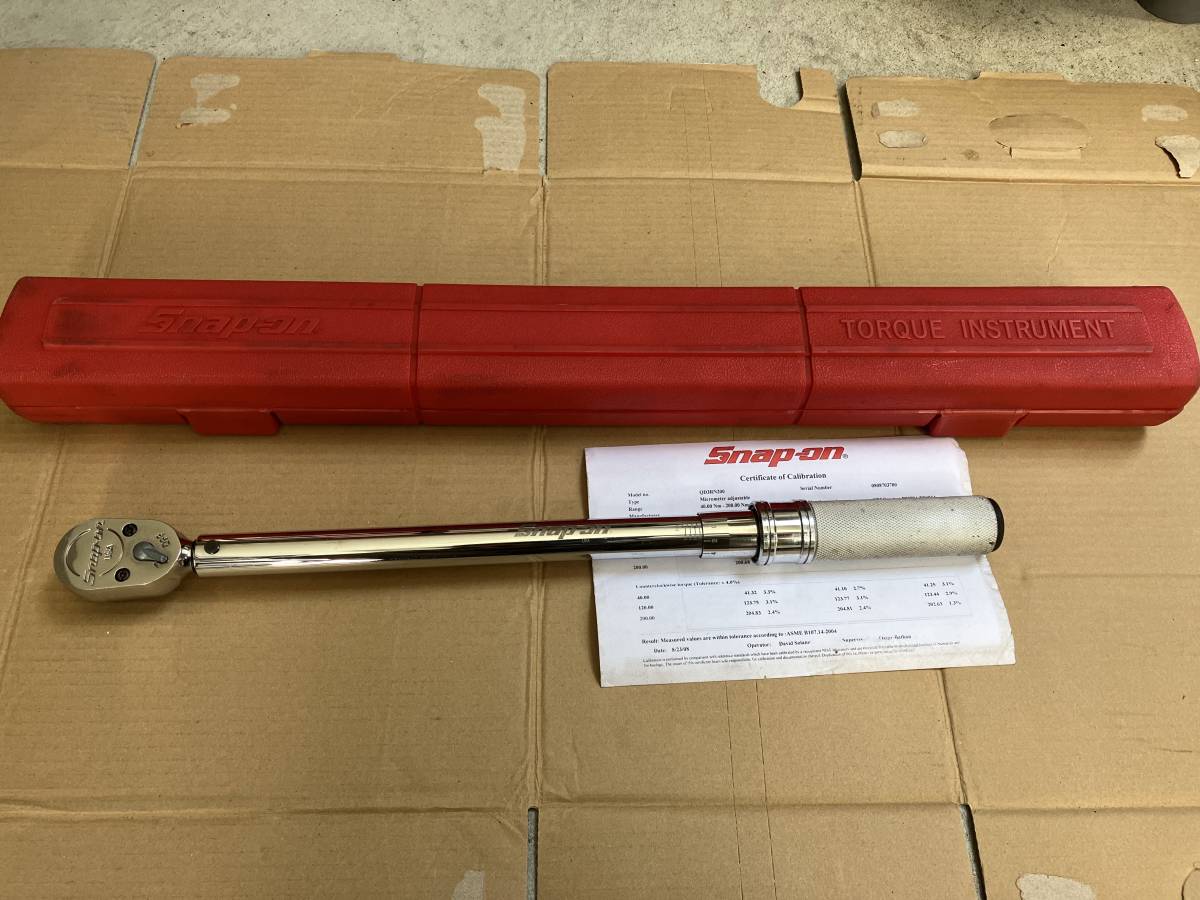 スナップオン　トルクレンチ　中古品　