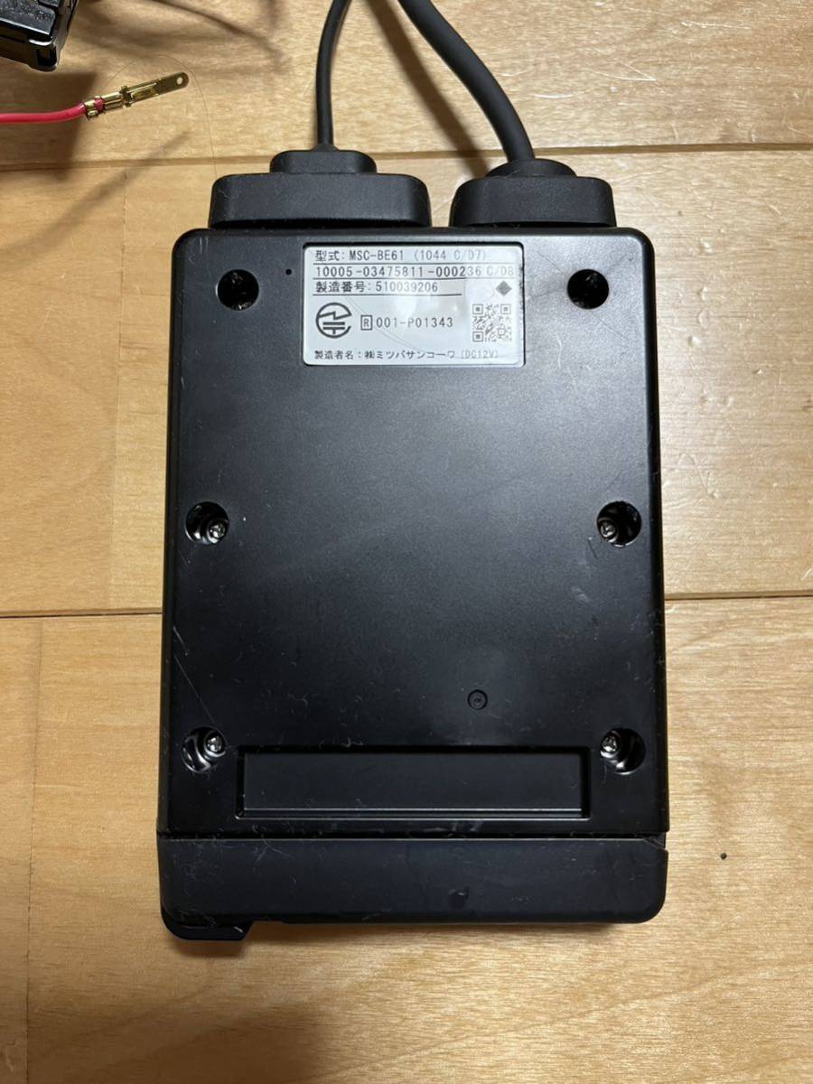 MSC-BE61 バイク用ETC バイク用 ミツバサンコーワ 作動OK アンテナ分離 