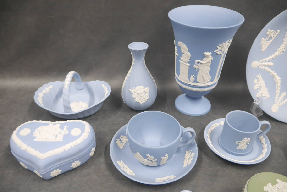 90 WEDGWOOD ウェッジウッド ジャスパー 4色 色々まとめて 22点セット