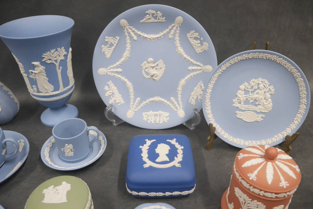 90 WEDGWOOD ウェッジウッド ジャスパー 4色 色々まとめて 22点セット