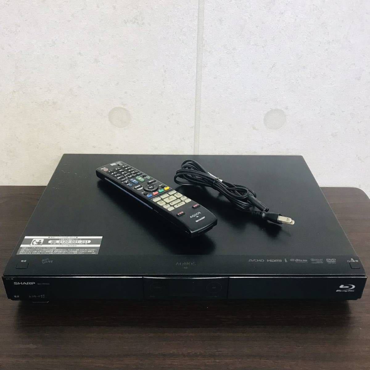BD-HDS53 AQUOS シャープ : 0 GB 1 Tuner Blu-ray Recorder SHARP