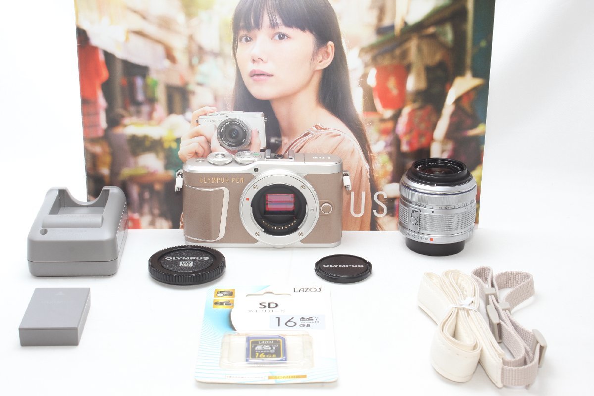 ☆極上品☆ショット数極少 OLYMPUS オリンパス PEN E-PL10 レンズ
