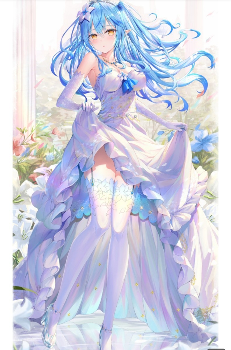 新品 未開封】 Rin☆Yuu ホロライブ 雪花ラミィ ウェディング等身大 