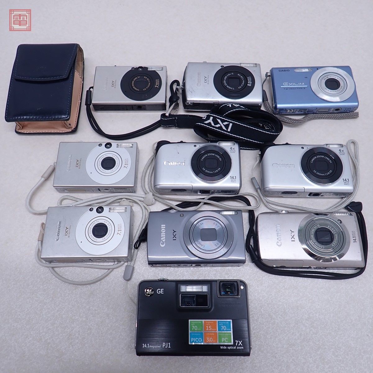 カメラ デジカメ まとめて10点セット ケース付き PJ1 IXY EXILIM カメラ デジカメ まとめて10点セット ケース付き PJ1 IXY EXILIM