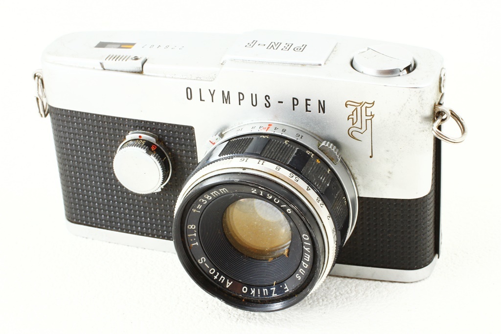 格安品◇OLYMPUS オリンパス PEN-F F.ZUIKO 38mm F1.8◇フィルムカメラ