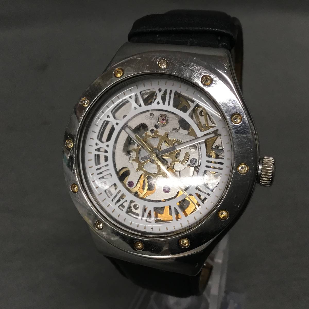 050720 239896 SWATCH スウォッチ メンズ腕時計 V8 21石 自動巻き 