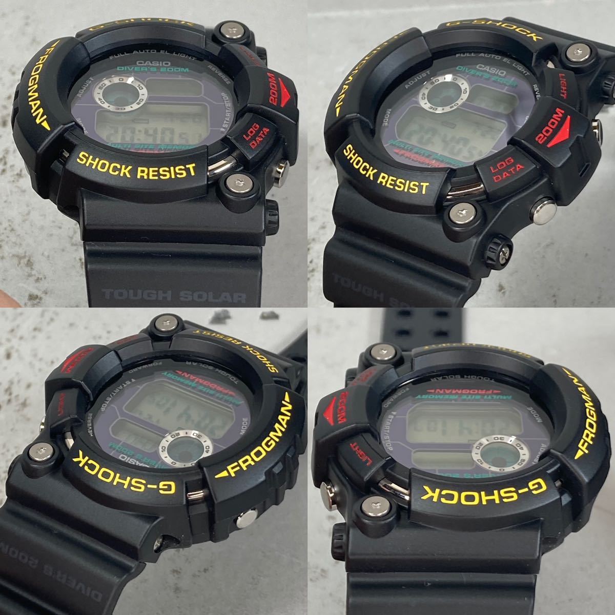 極美品 カシオ G-SHOCK フロッグマン 腕時計 GW-200Z-1JF