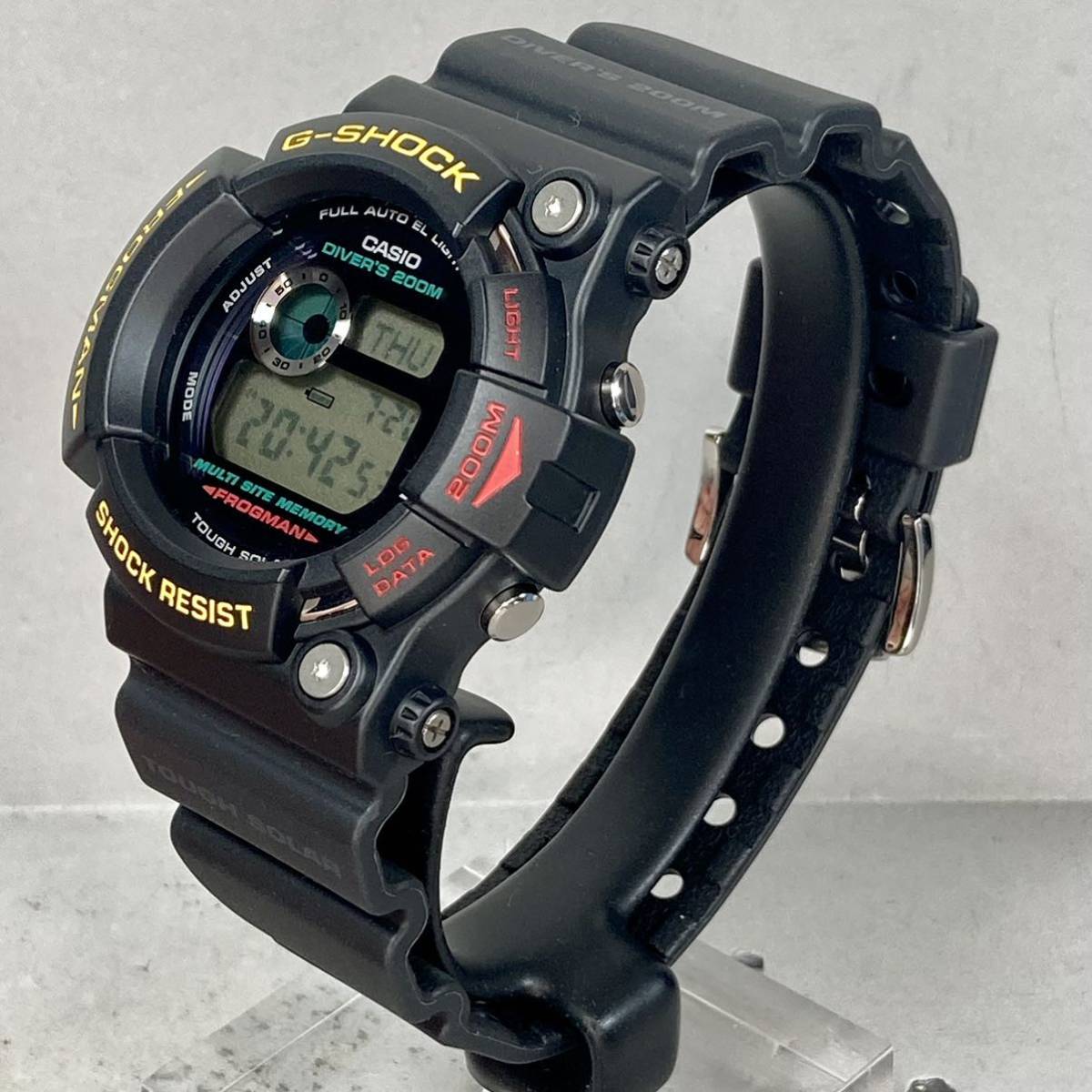 未使用同様 極美品 G-SHOCK GW-200Z-1JF FROGMAN フロッグマン  