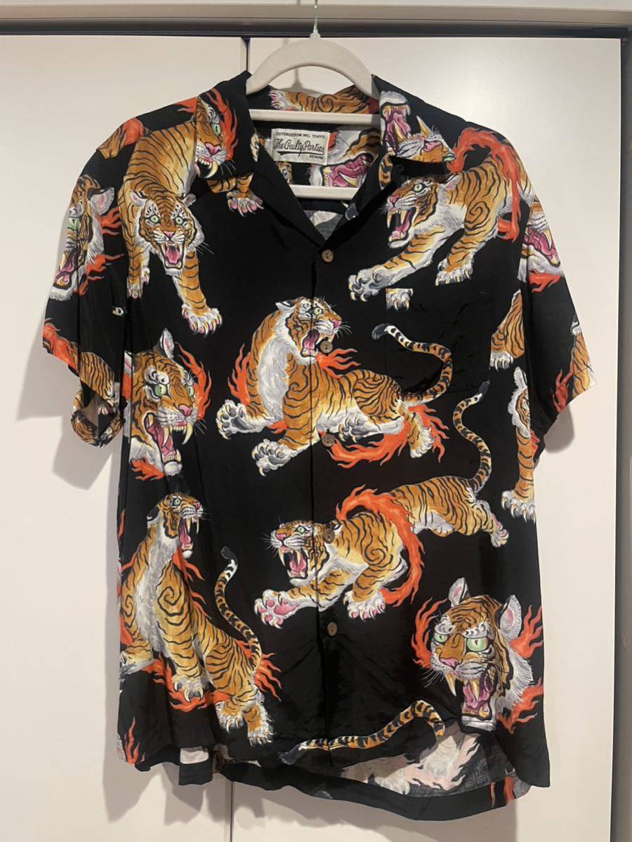 wacko maria tim lehi 銀座阪急限定 虎 アロハシャツ Mサイズ(Mサイズ  