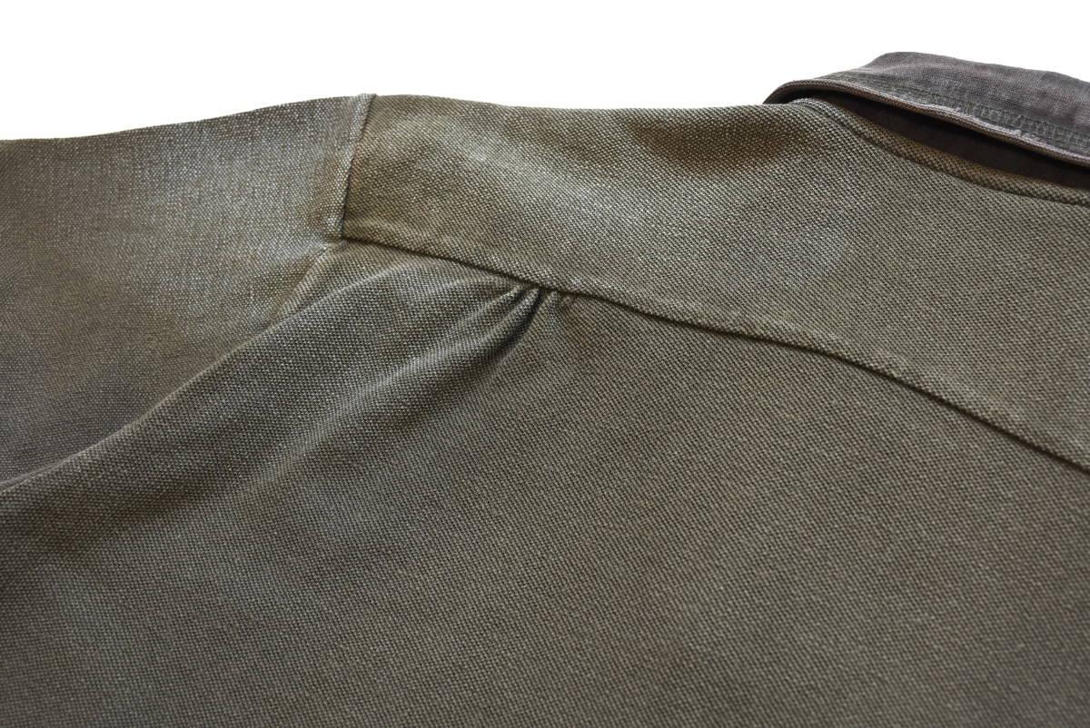 Kapital (キャピタル) 後染めユーズド加工が施されたポロシャツ size2 
