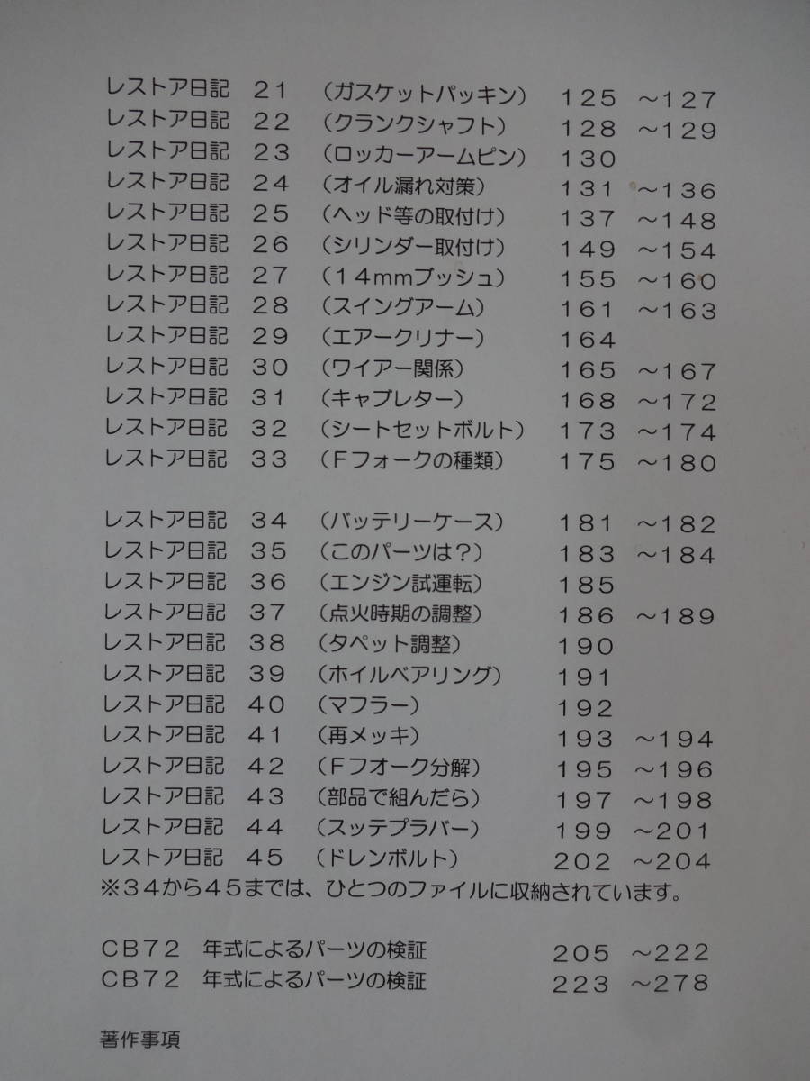☆好評・ホンダCB72レストアバイブル Yahoo!オークション - 280