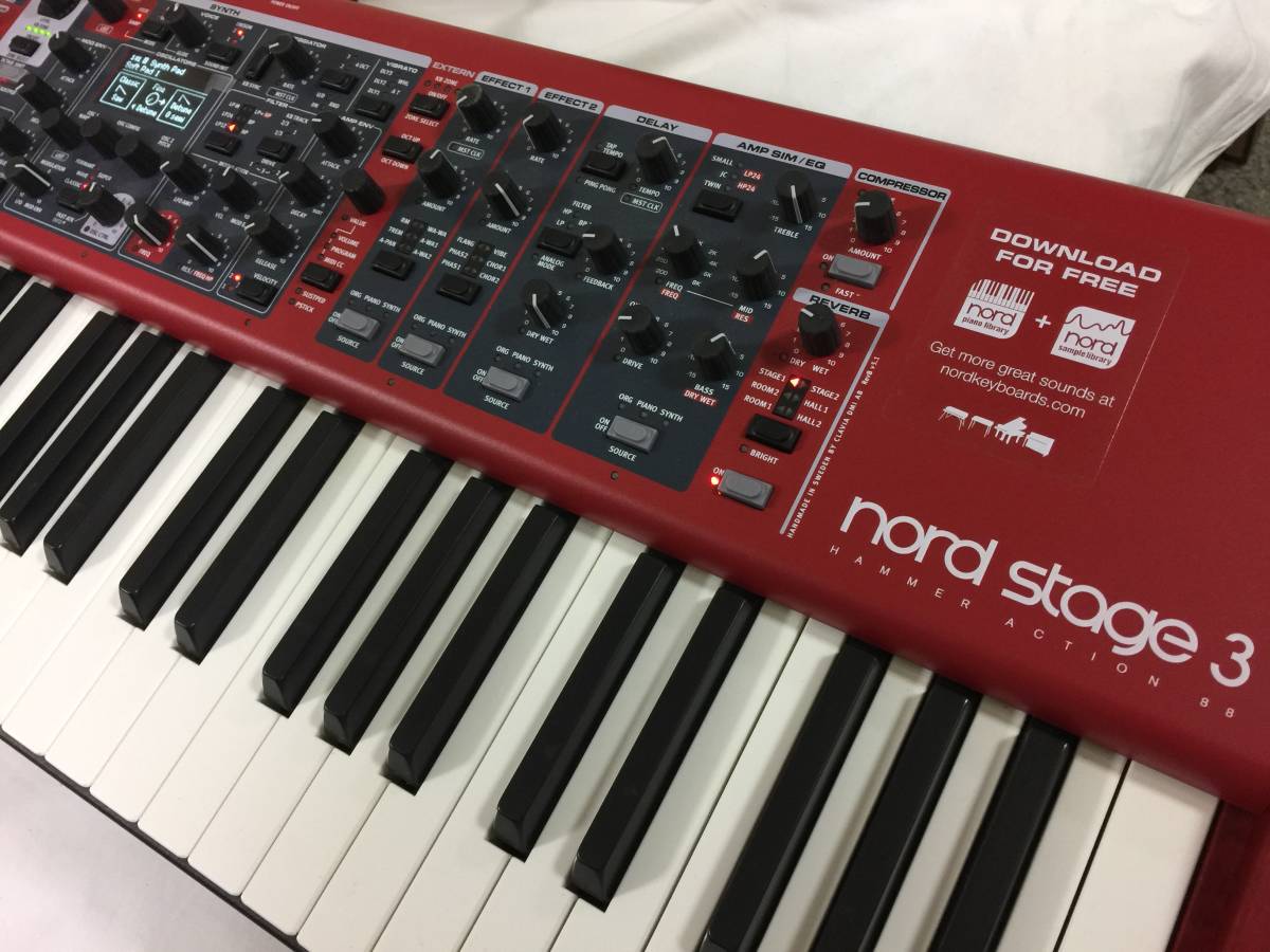NORD ( ノード ) / Nord Stage 3 88 キーボードシンセサイザー 【公式 