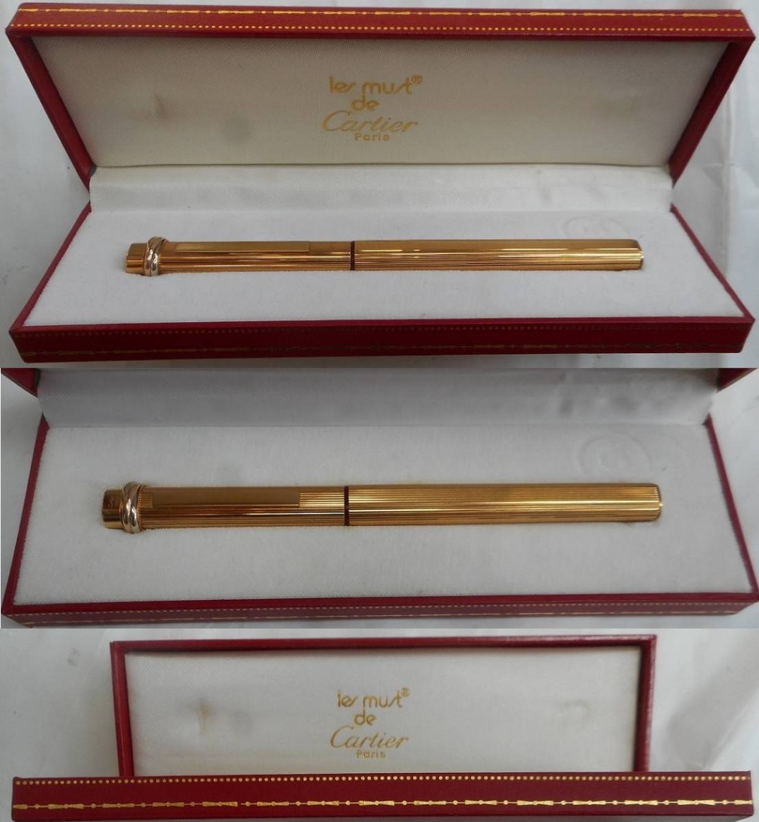 良品 Cartier ヴィンテージ カルティエ 万年筆 1 共箱 インク無し les