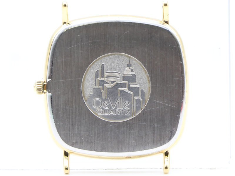 【美品】オメガ デビル クォーツ【196.0317.1】デイト【稼働品】メンズ デビル オメガ OMEGA 196.2430 0 クォーツ196.0317.1デイト稼働品 1円