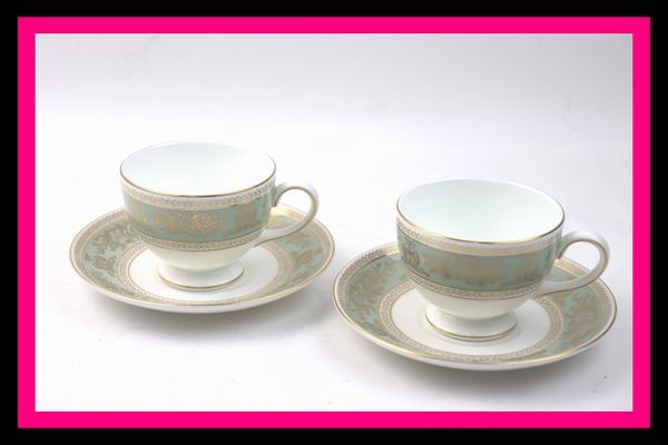 ○美品○WEDGWOOD/ウェッジウッド○COLUMBIA SAGE GREEN/コロンビア
