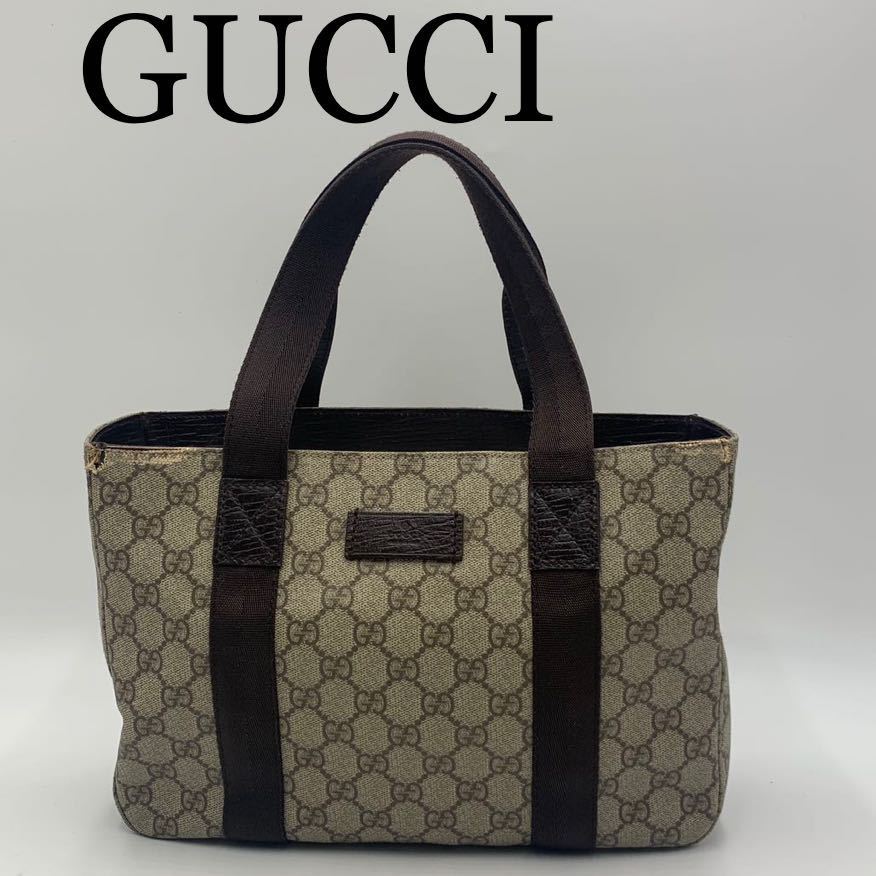 GUCCI グッチ　ハンドバッグ　ミニバッグ　GGスプリーム　ブランド　オシャレ