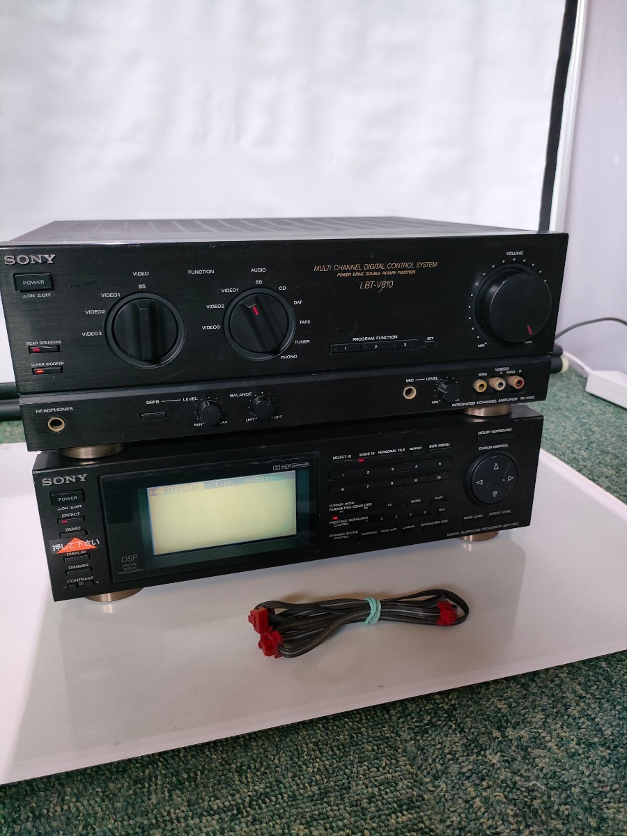 希少機種、通電確認、即発送)SONY SDP-V810 TA-V810 アンプ サラウンド  