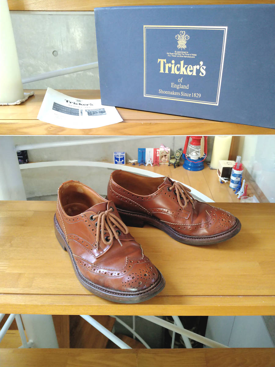 未使用 トリッカーズ カントリーブーツ エイコンアンティーク 7