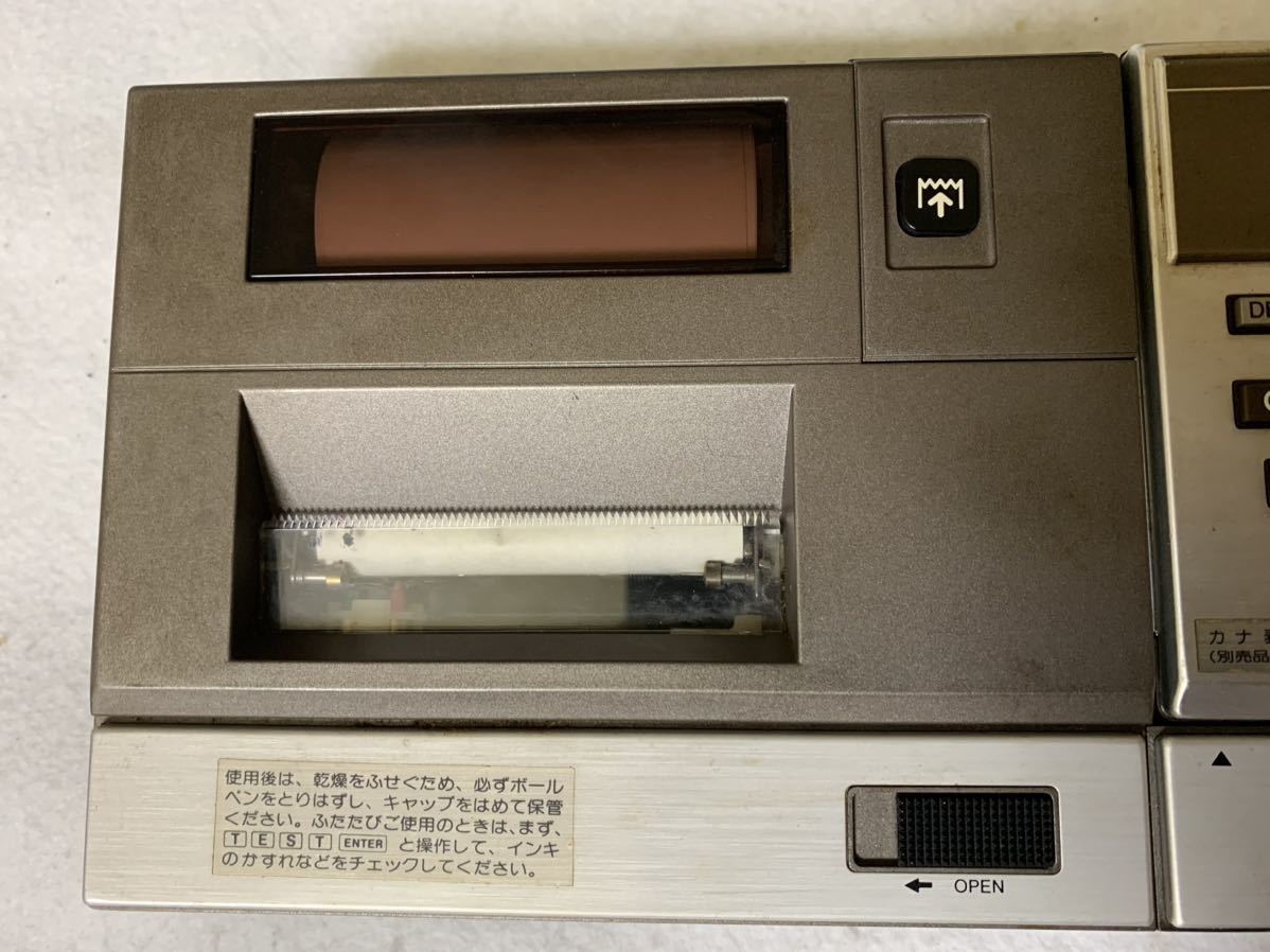 ジャンク品 SHARP PC-1500 ポケットコンピューター CE-150 PRINTER AND