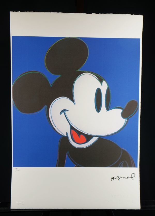 メ*4様 限定版リトグラフ71⁄100 アンディ・ウォーホル ミッキーマウス