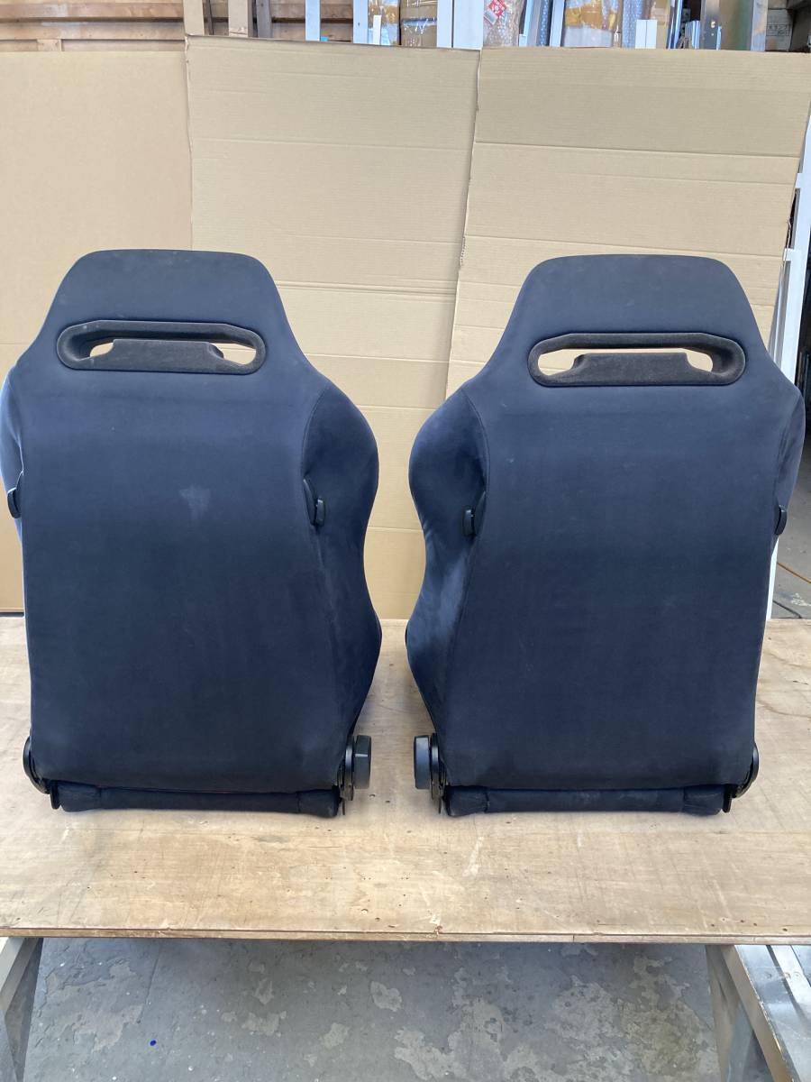 レカロシート RECARO SR-3 2脚 ランエボ4 三菱純正 セミバケットシート 