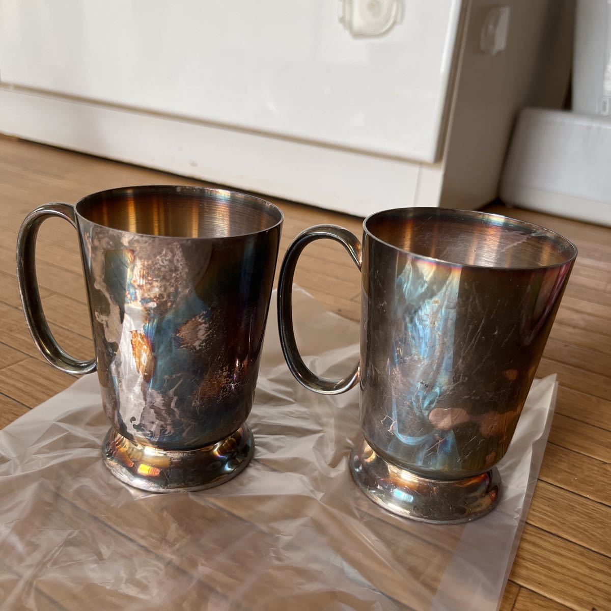 MAPPIN&WEBB マッピン＆ウェッブ マグカップ カップ 2客 シルバー ペア
