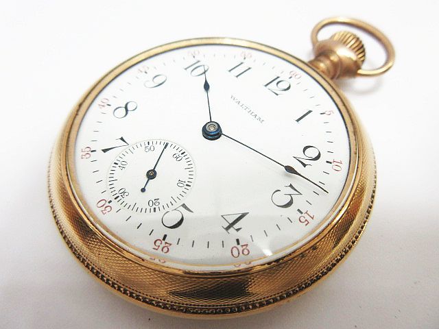Waltham ウォルサム ロイヤル　懐中時計 手巻き 17石 稼働 アンティーク WALTHAM ウォルサム 手巻き 17石 14K刻印 懐中時計 総