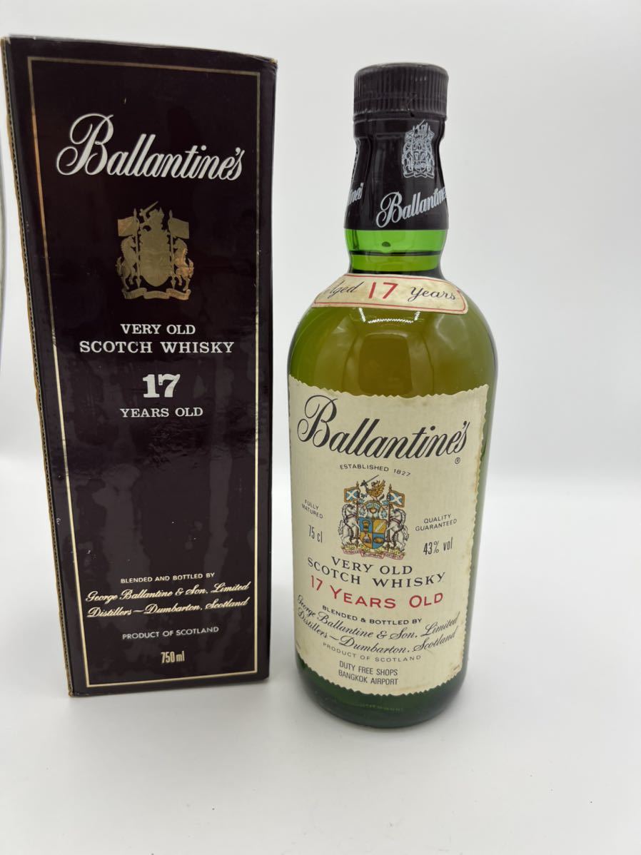 飲料・酒 未開栓 バランタイン 17年 ベリーオールド スコッチ
