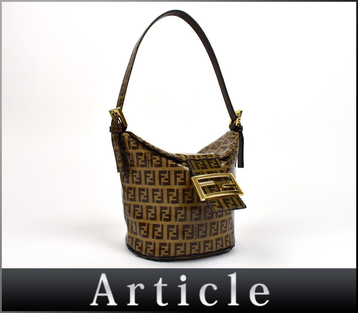 152110◇ FENDI フェンディ ズッカ ショルダーバッグ 肩掛け 26765 