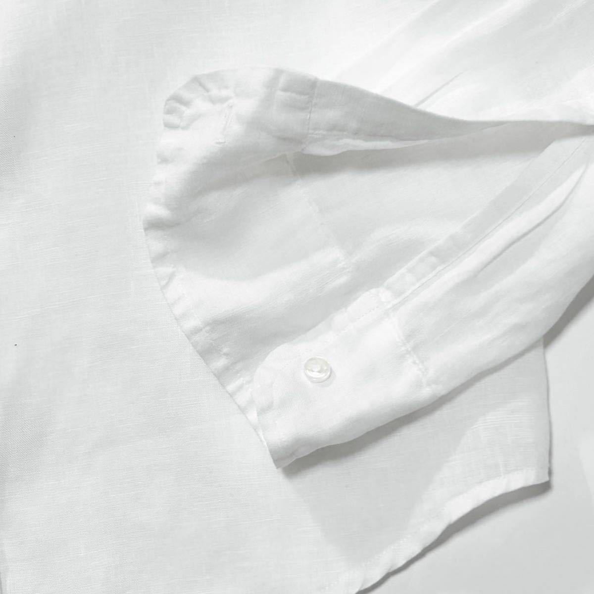 Frank&Eileen】ITALIAN LINEN SHIRT フランクアンドアイリーン PAUL 白