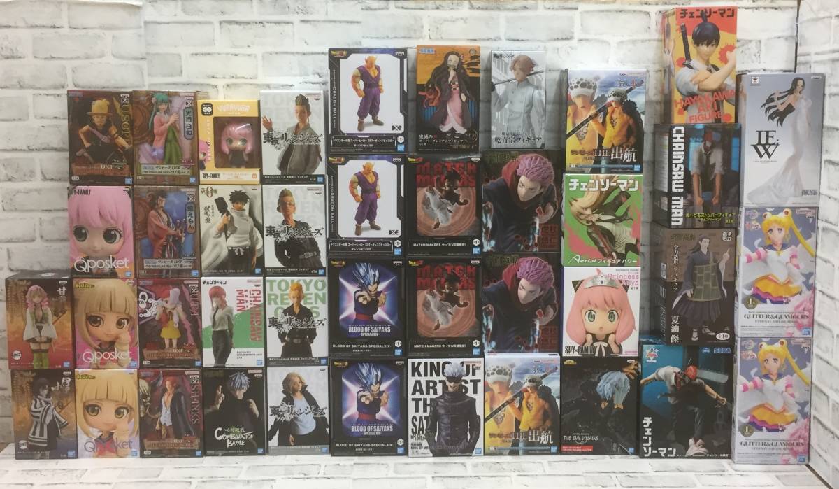 〇 まとめ 1円スタート 未開封品41個セット ジャンプ系その他フィギュア ドラゴンボール 東リベ 呪術廻戦 チェンソーマン 他