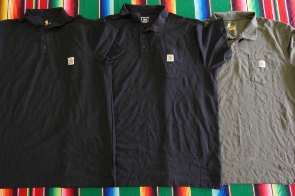 SSH-BNPS29 カーハート Carhartt 半袖ポロシャツ 無地 ワンポイント￥1～US古着卸大量セット業者まとめ売り