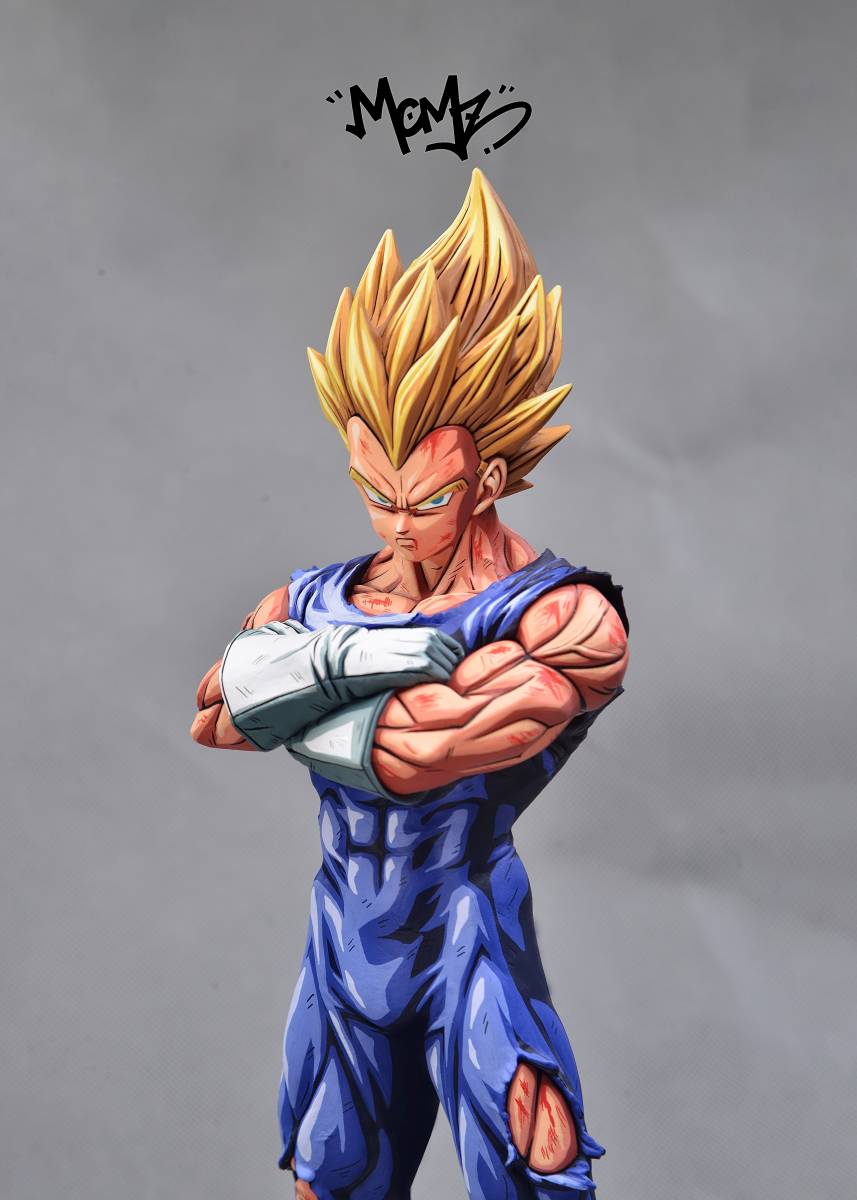 ドラゴンボール GROS ベジータ 2次元塗装 リペイント フィギュア 2D 一