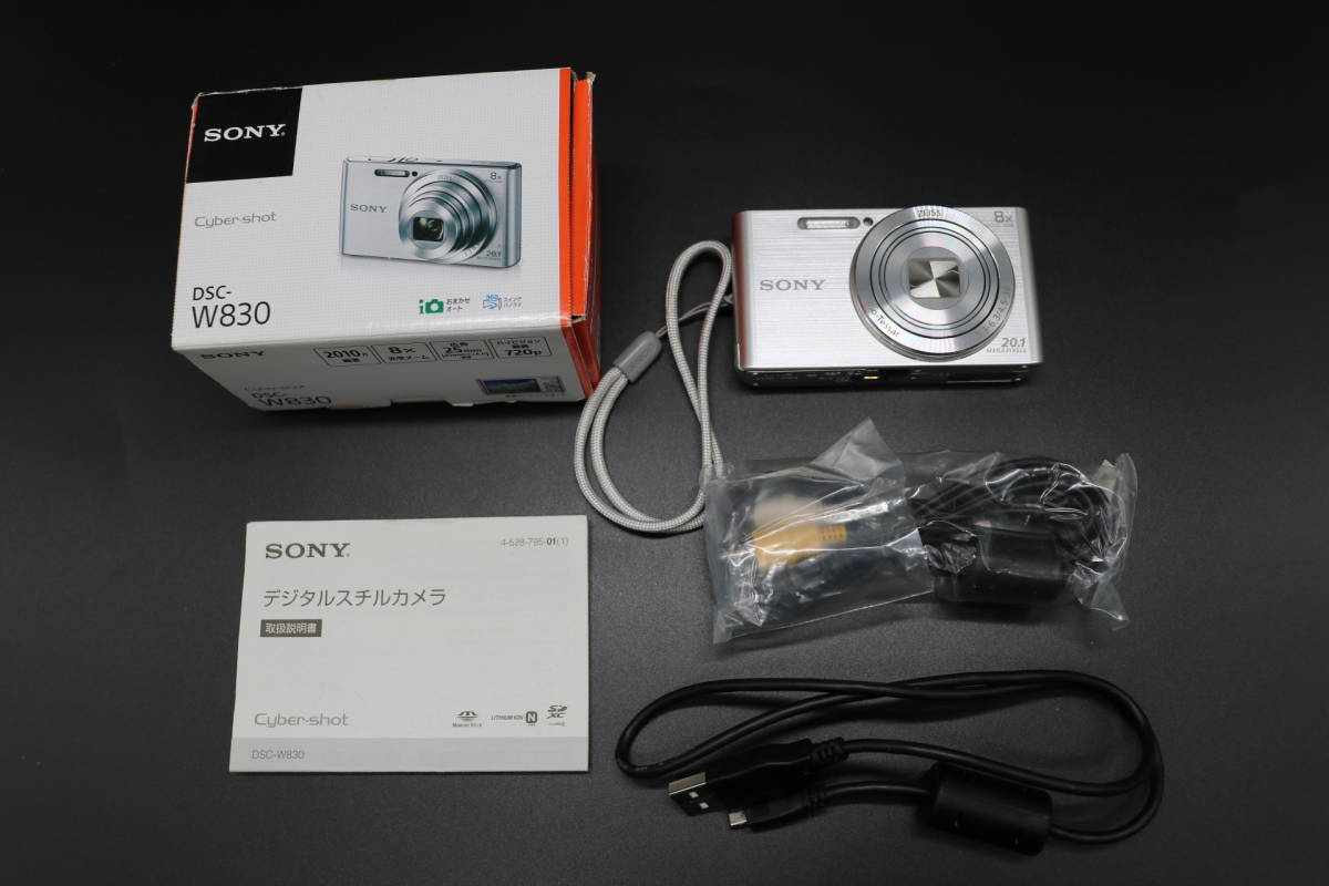 usA-129 SONY Cyber Shot DSC-W830 箱有 動作品 Sony DSC-W830 Camera