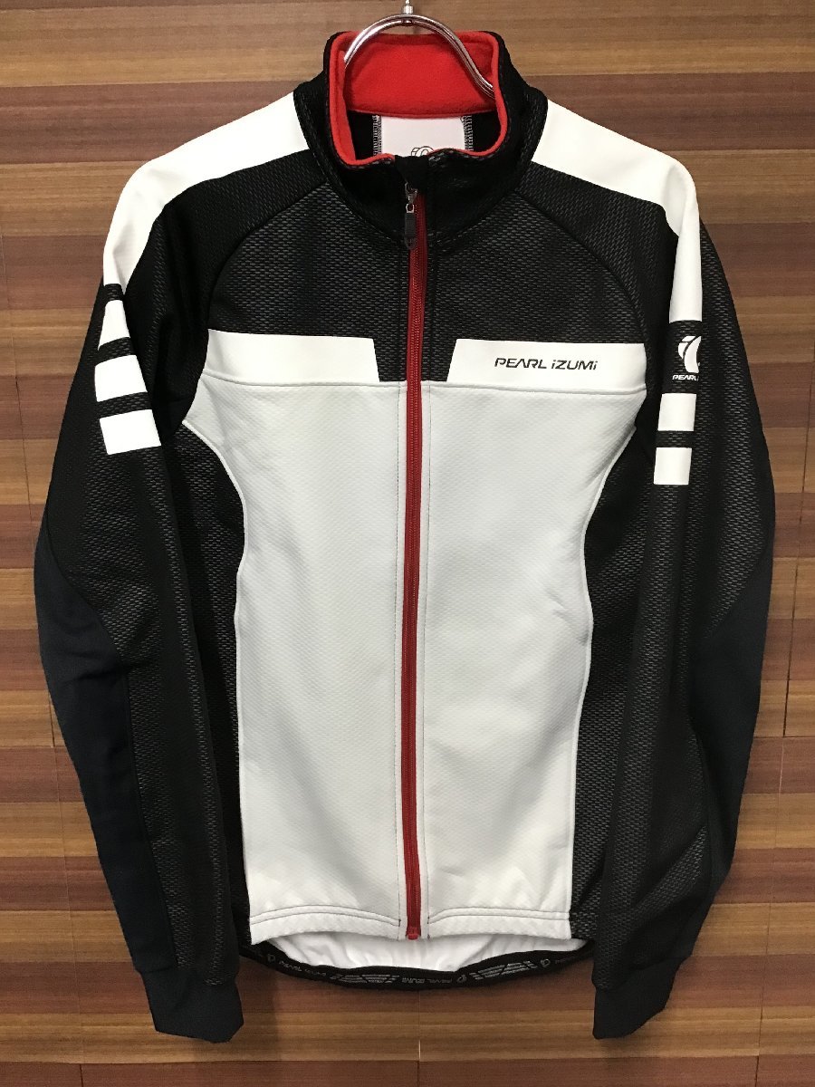 GN935 パールイズミ PEARL iZUMi 長袖サイクルジャケット 白黒 M 裏