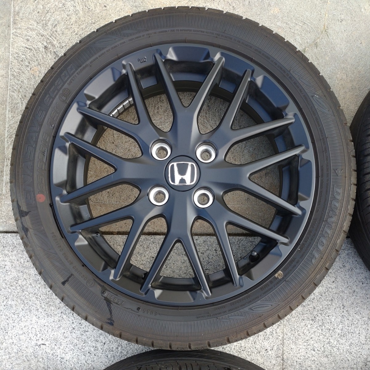 ホンダ N-ONE RS 純正ホイール&タイヤセット マットブラック 15インチ 