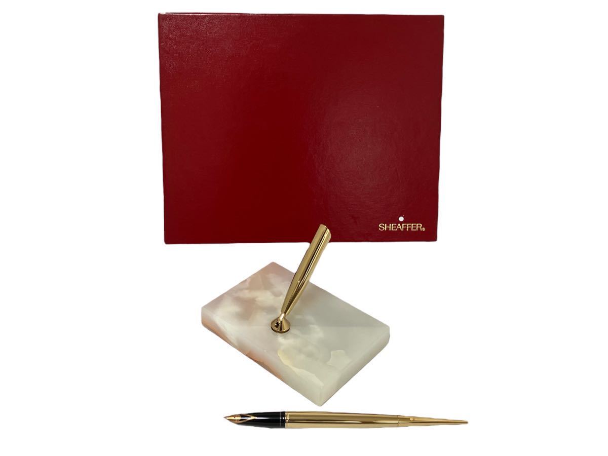 □現状品 動作未確認 箱あり□ SHEAFFER シェーファー 万年筆 14K 表記