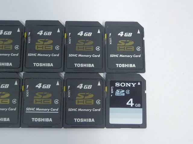 4GB メモリーカード 140枚セット B5414R TOSHIBA/SONY SDHC SDカード 4GB 10枚 フォーマット済 【公式通販】