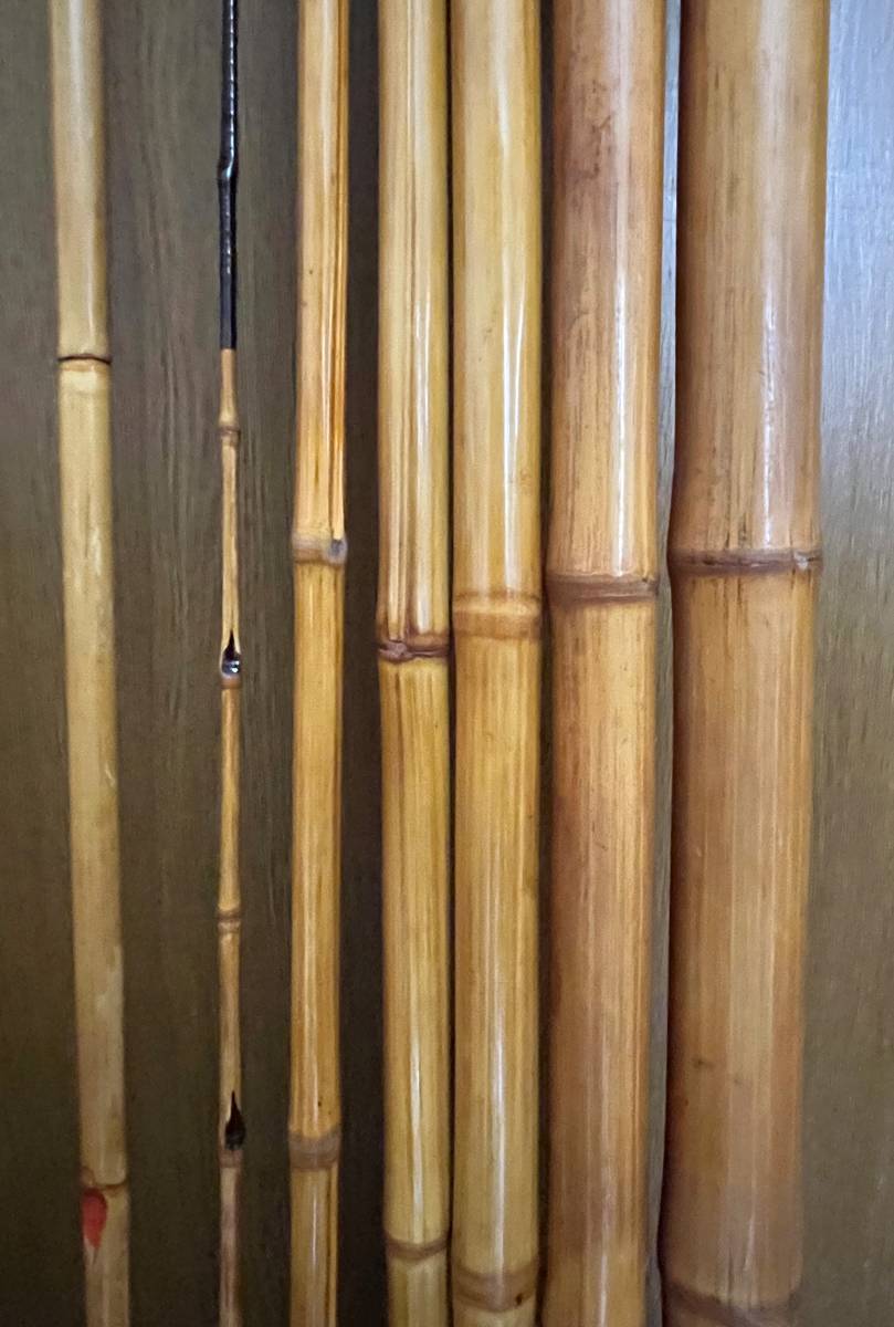 竹竿 和竿 鮎竿 友釣り 並継タイプ 6本継 鮎友竿 約7.6m 川釣り 釣竿