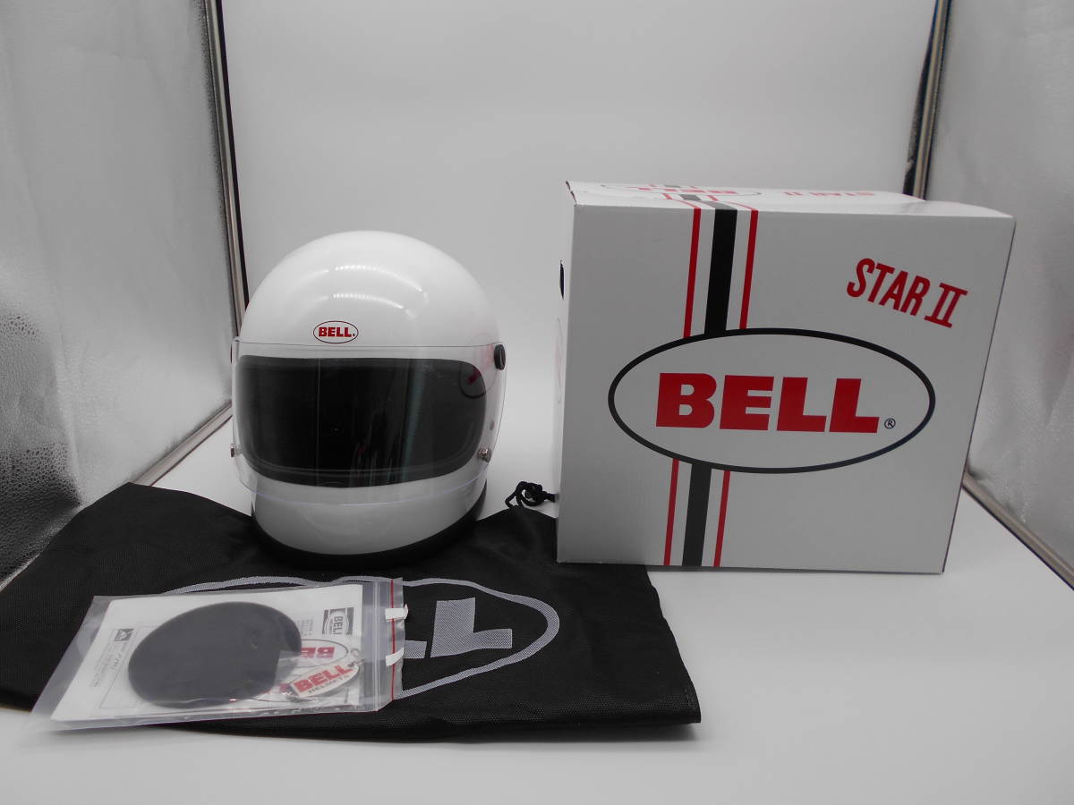 BELL STAR2 スターⅡ ソリッドホワイト XLサイズ 族ヘル 未使用 61 