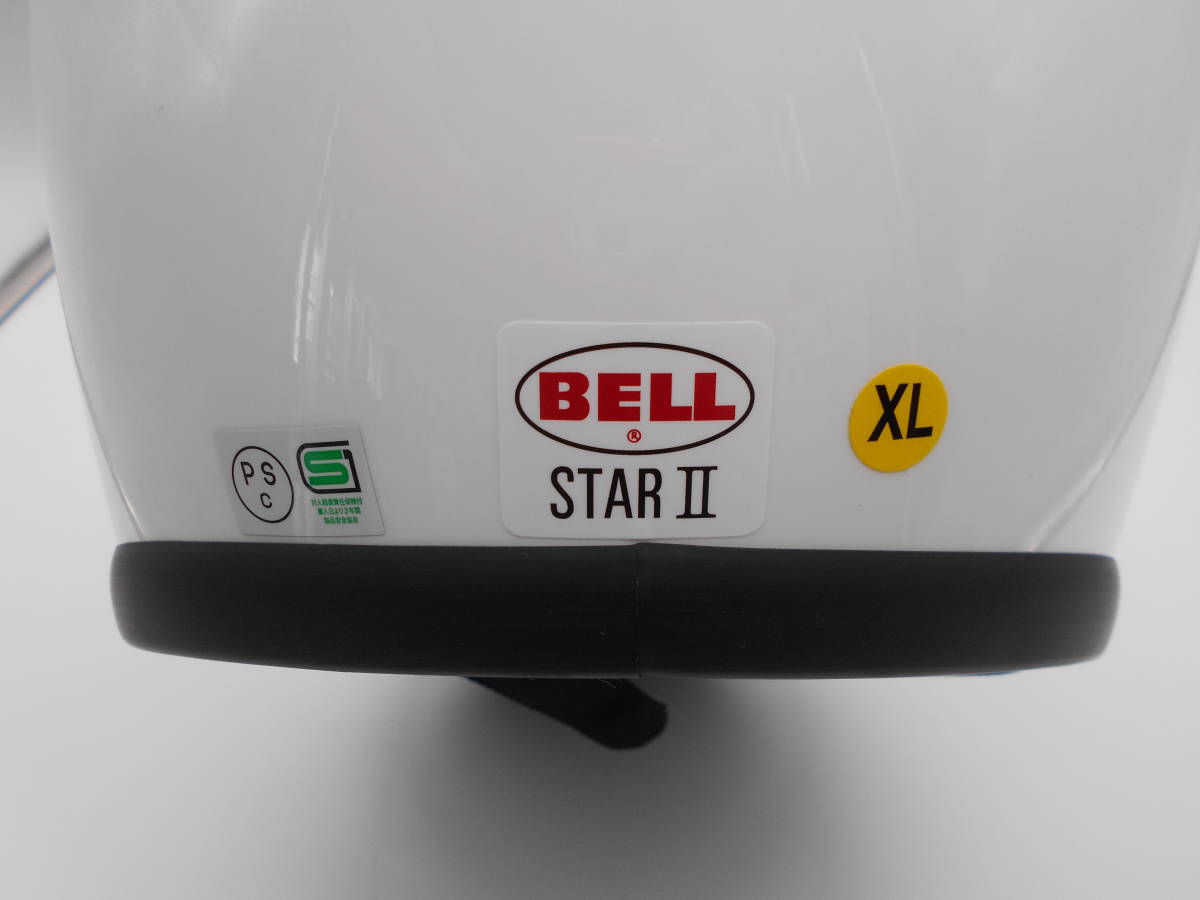 BELL STAR2 スターⅡ ソリッドホワイト XLサイズ 族ヘル 未使用 61 
