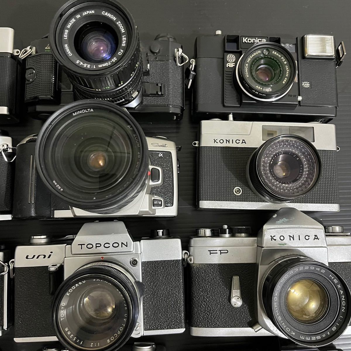 フィルムカメラ まとめ売り Canon Konica FUJI PENTAX PENTAX YASHICA MINOLTA TOPCON Konica Canon フィルムカメラ 一眼レフ